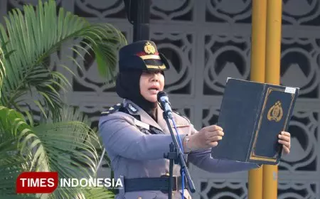 Hari Juang Polri 2025, Polres Pacitan Ajak Anggota Jaga Semangat Mengabdi