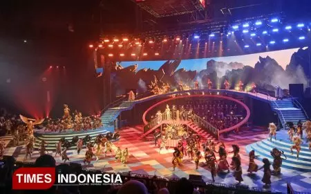 Premier Show Pagelaran Sabang Merauke 2025 Meriah dan Ramai Penonton