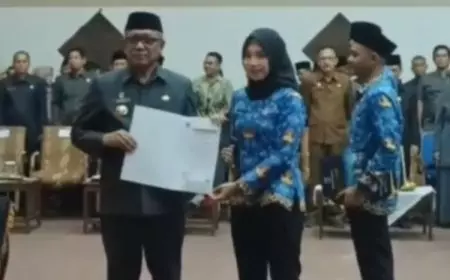 Wali Kota Banjar Lantik 348 PPPK, Dorong Pelayanan Publik yang Lebih Baik