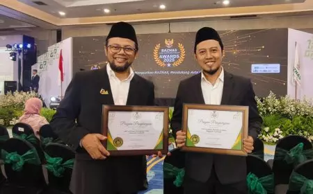 LMI Raih Dua Penghargaan BAZNAS Award 2025