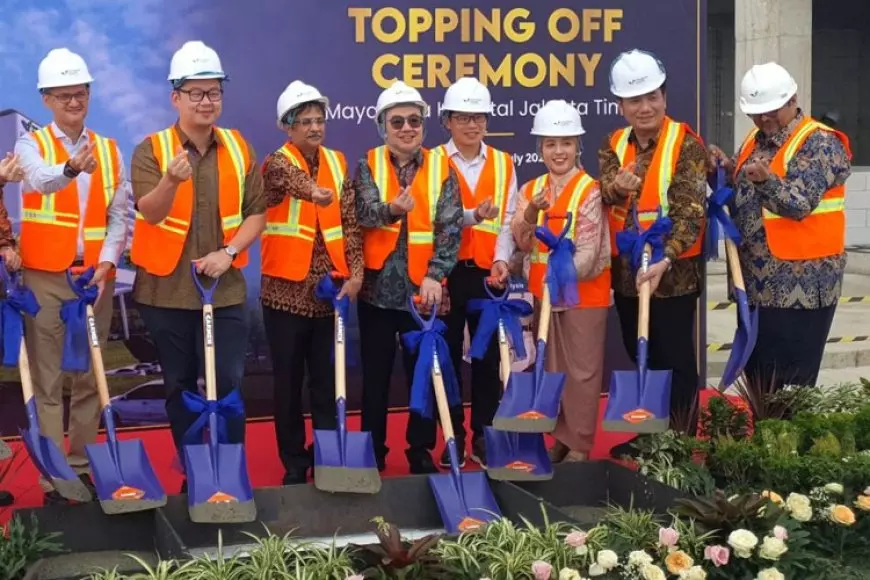 Rumah Sakit Mayapada Topping off di Kawasan Jakarta Garden City