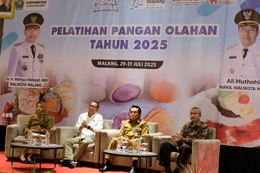 UWG Dukung Pangan Lokal, Prof. Dr. Ir. Moh Su’i Jadi Narasumber Pelatihan Pangan Olahan di Kota Malang