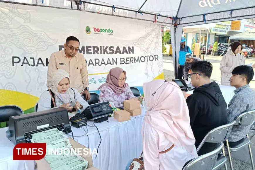 Ratusan Kendaraan Terjaring Razia Pajak di Majalengka, Puluhan Bayar di Tempat