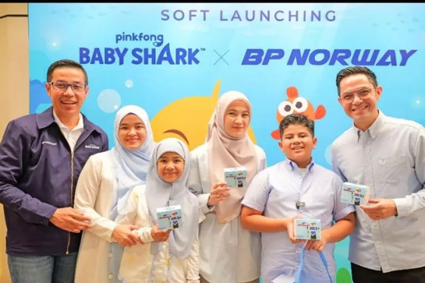 Suplemen Anak Norway Gandeng Baby Shark
