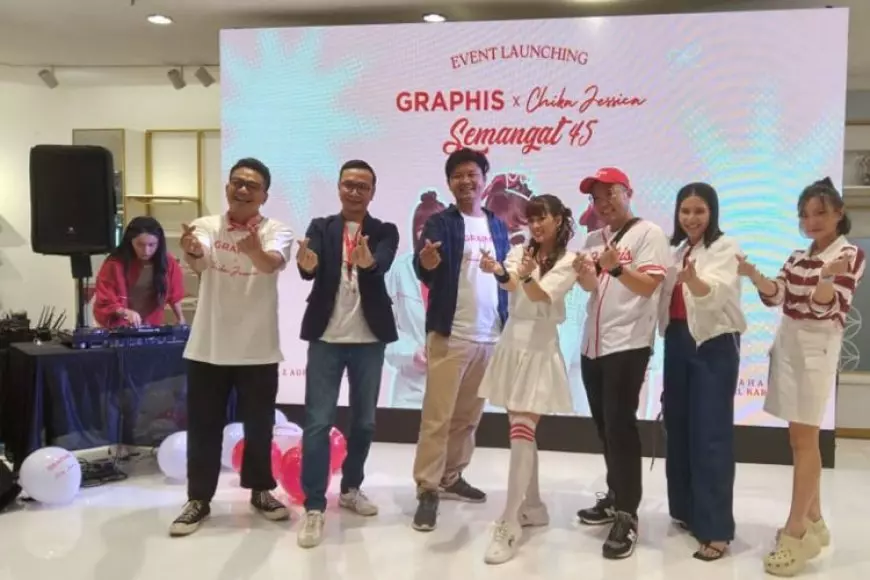 Jelang 17 Agustus, GRAPHIS Gandeng Chika Jessica Hadirkan Koleksi Kolaborasi