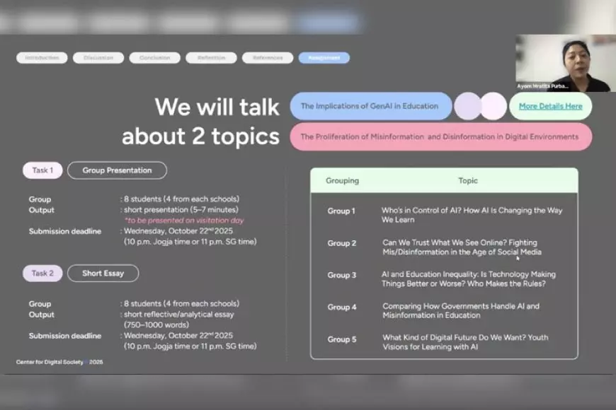 UGM, MGS Singapura, dan SMA Stella Duce Yogyakarta Bersinergi Dorong Literasi AI Pelajar ASEAN