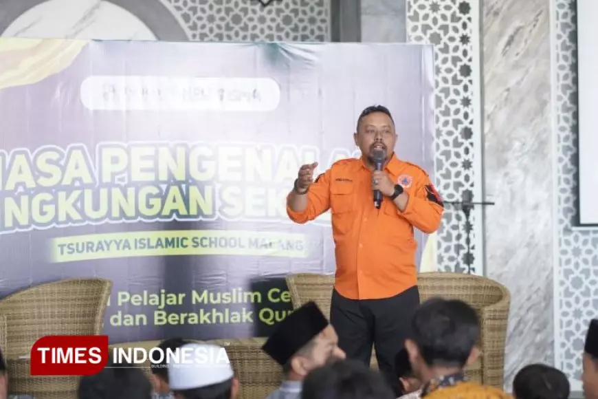 Keseruan MPLS di TISMA Malang, BPBD Batu Kenalkan Penanggulangan Bencana Lewat Game Digital
