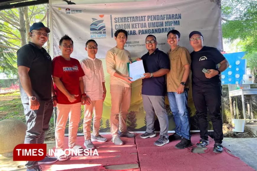 Daftar sebagai Bakal Calon Ketua, Cinky Priyanto Siap Bawa HIPMI Pangandaran Lebih Progresif