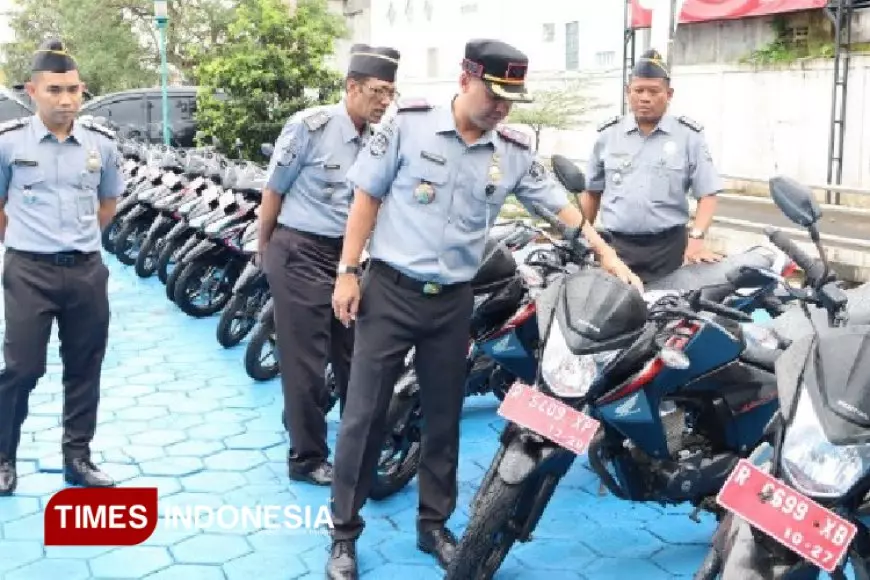 Imigrasi Kelas I Cilacap Gelar Apel Sekaligus Periksa Kendaraan Dinas