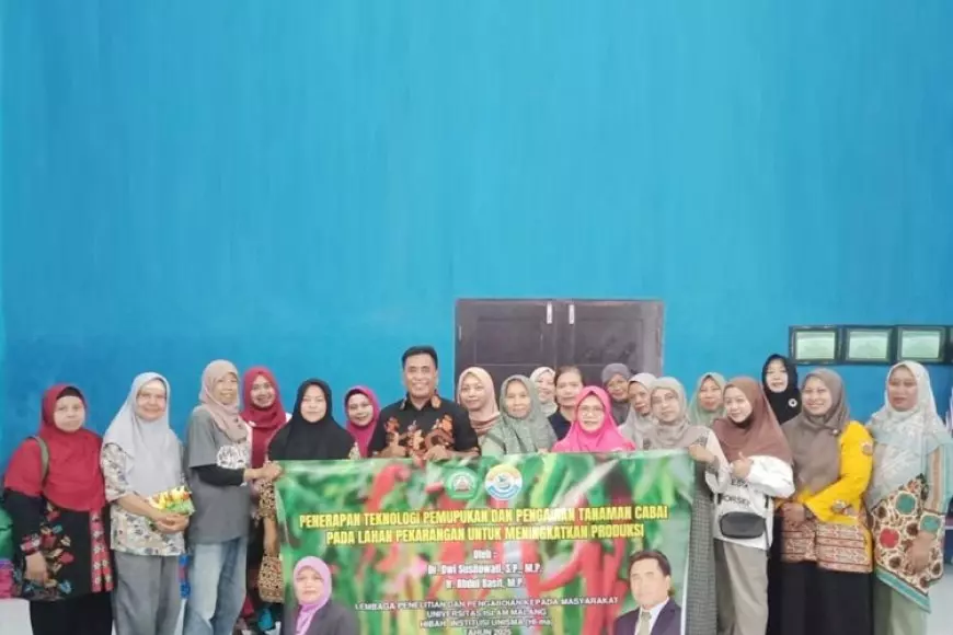 Fakultas Pertanian UNISMA Dorong Kemandirian Pangan Warga Lewat Program Pengabdian Kepada Masyarakat