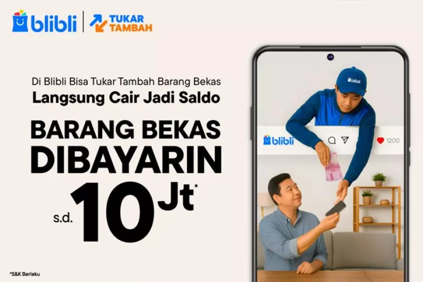 In This Economy, Tukar Barang Bekas Bisa Jadi Saldo! Dibayarin Hingga Rp10 Juta di Blibli