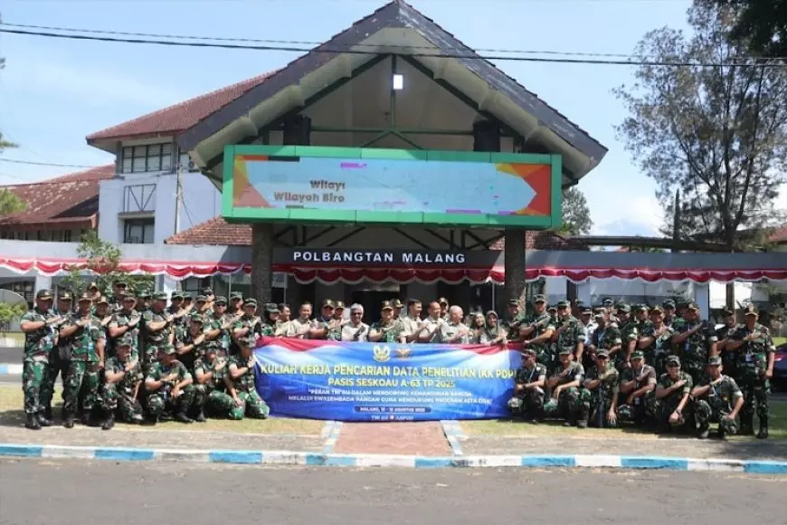 Perkuat Pertahanan Bangsa Lewat Pangan, Pasis SeskoAU Kunjungi Polbangtan Malang