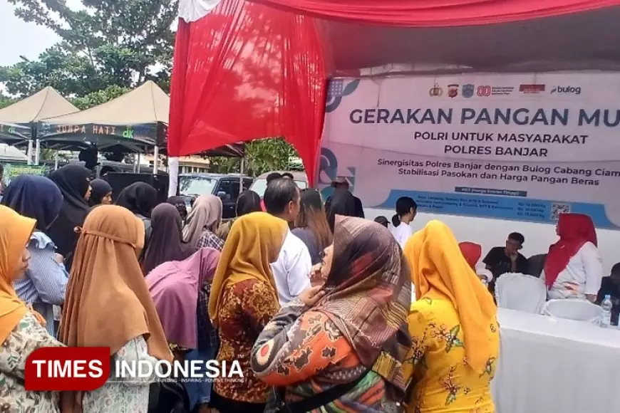 Gerakan Pangan Murah, Aksi Nyata Polres Banjar Wujudkan Polri Untuk Masyarakat