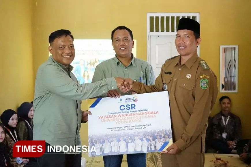 UMBY Salurkan Bantuan untuk Dukung Lokasi KKN PPM di Bantul
