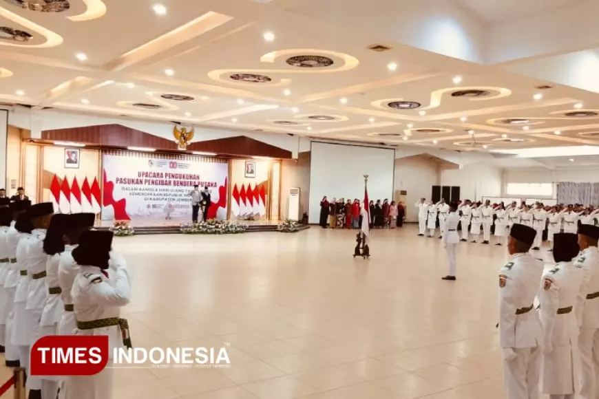 Kukuhkan Paskibraka 2025, Bupati Jember Fawait Singgung MBG hingga Beasiswa