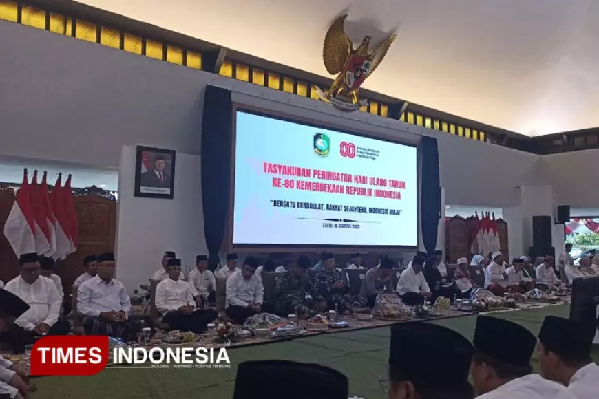 Sambut HUT ke-80 RI, Pemkab Banyuwangi Gelar Doa Bersama dengan Veteran