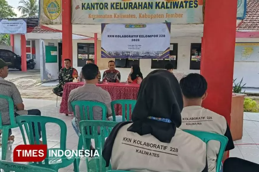 Lurah Kaliwates Lepas Mahasiswa KKN Kolaboratif Kembali ke Kampus