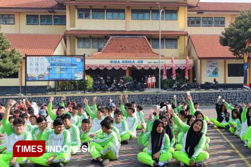 JABMILK dari KAN Jabung jadi Energi Kebersamaan di Yayasan Perjuangan 45 Surabaya