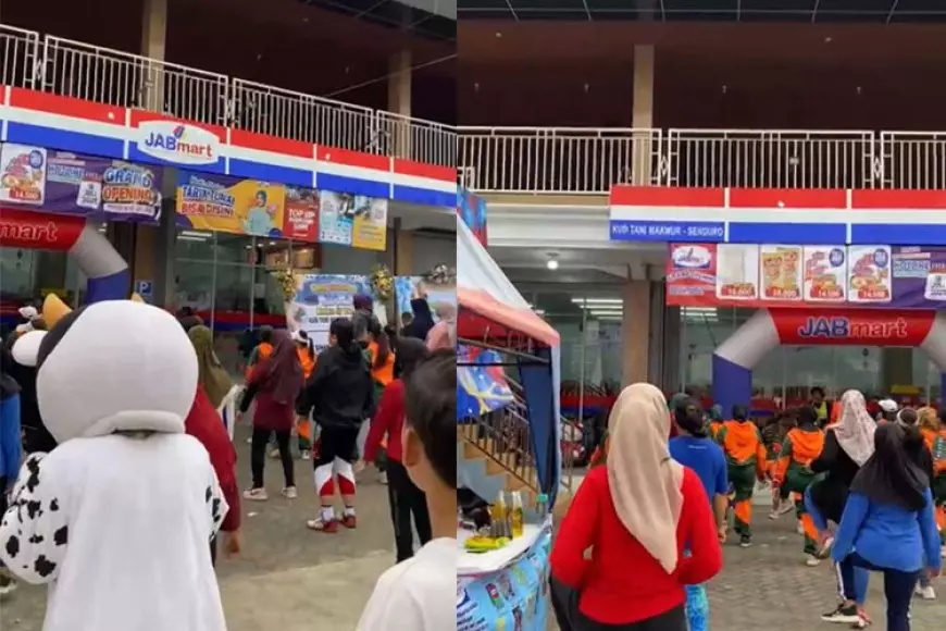JABMart Senduro Resmi Dibuka, Warga Meriahkan dengan Senam Sehat