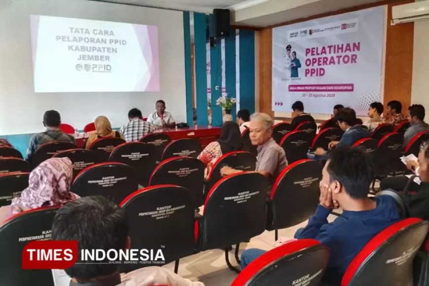 Diskominfo Jember Gelar Pelatihan Olah Data ke PPID