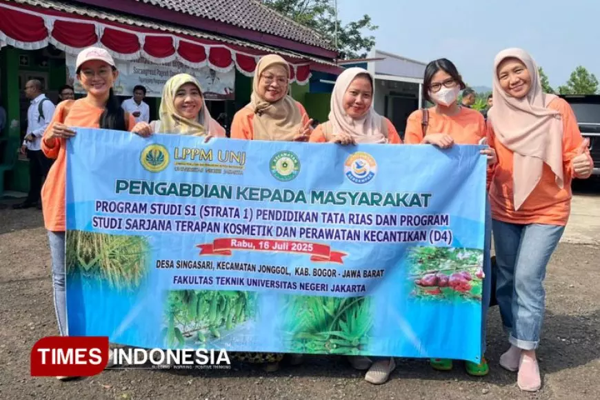 Warga Desa Singasari Antusias Ikuti Pelatihan Pengolahan Beras Kencur Instant yang Digelar Tim Dosen FT UNJ