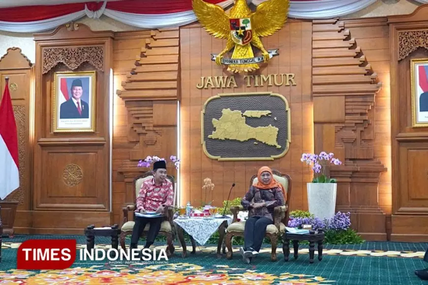 Bupati Jember Fawait Temui Gubernur Khofifah Bahas MTQ 2025