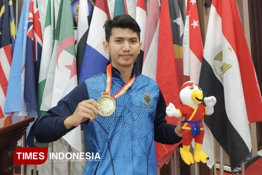 Mahasiswa Psikologi UMBY Sabet Emas di Kejuaraan Dunia Tapak Suci 2025