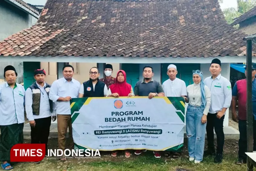 Kolaborasi Lazisnu dan REI Banyuwangi, Wujudkan Rumah Impian untuk Nahariyah