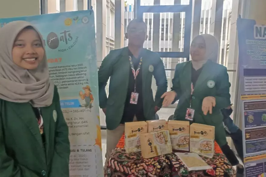Inovasi Produk Oatmeal dari Cangkang Telur, Mahasiswa Polbangtan Malang Raih Best Expo di PIMPI 2025