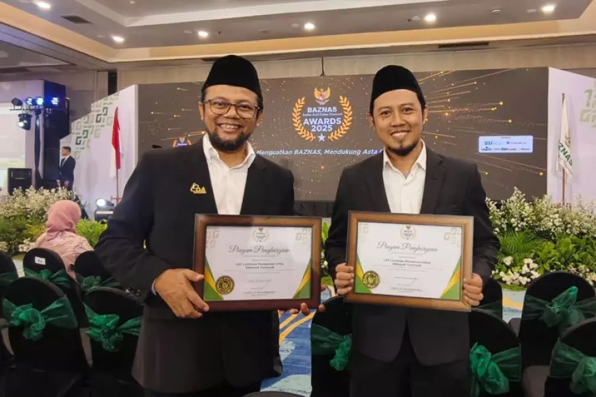 LMI Raih Dua Penghargaan BAZNAS Award 2025