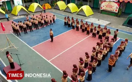 Persami Penggalang MTs Almaarif 01 Singosari, Terapkan Semangat Pramuka Generasi Terdahulu