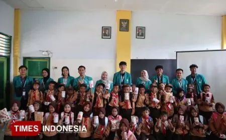 Mahasiswa Unisma Sosialisasi Menabung Sejak Dini, Belajar Disiplin Atur Keuangan