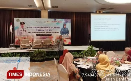 Jadi Pembicara Pelatihan Dispangtan, Dosen THP UWG Malang Tekankan Pentingnya Pangan Lokal