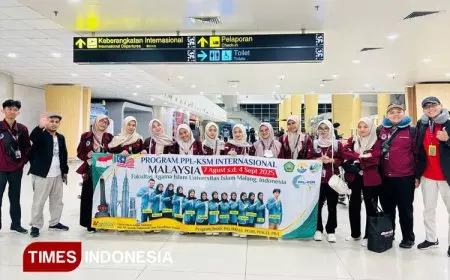 Penuh Haru dan Semangat, Mahasiswa FAI UNISMA Resmi Diberangkatkan ke Penang, Malaysia