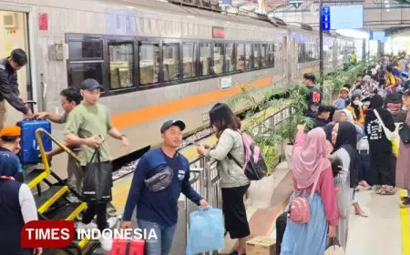 Jumlah Penumpang KA Melonjak saat Liburan Maulid Nabi, Daop 7 Madiun Optimalkan Layanan