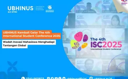 UBHINUS Kembali Gelar The 4th International Student Conference 2025