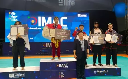 PSN Perisai Putih Juara Umum Ajang International Martial Arts di Korsel