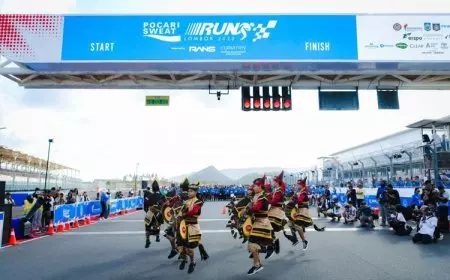 Pocari Sweat Run Lombok: 9000 Pelari Biru Jadikan Event Lari Sirkuit Terbesar di Indonesia