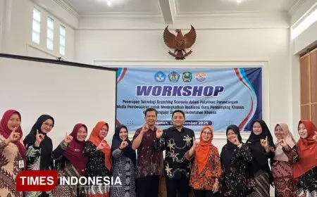 Tim Abdimas UNIPMA Gelar Pelatihan Media Pembelajaran dengan Teknologi Branching Scenario bersama MGPK Magetan