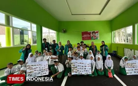 Peduli Lingkungan, UNISMA Ajak Siswa SD Pilah Sampah Organik, Anorganik