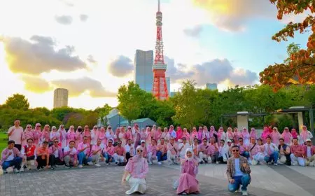 Inara Rusli Bersamai Distributor Norway ke Jepang