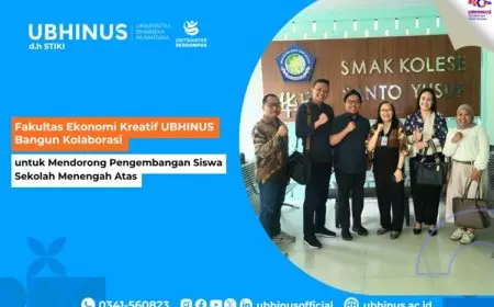 Fakultas Ekonomi Kreatif UBHINUS Malang Dorong Pengembangan Siswa Sekolah Menengah Atas
