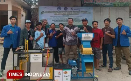 Unmuh Jember Wujudkan Desa Zero Waste, Wonosari Terapkan Teknologi Shredder