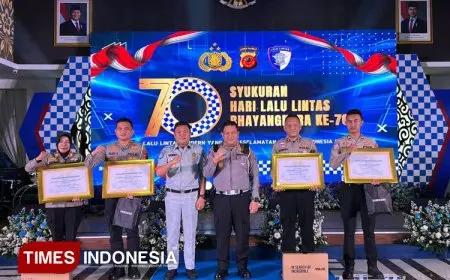 Satlantas Majalengka Raih Penghargaan Efektivitas Keselamatan Lalu Lintas Terbaik Kedua