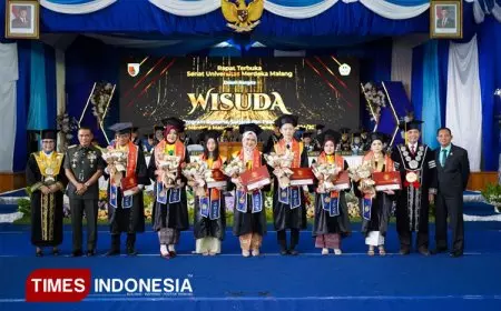 Nilai Ksatria Bhirawa Anoraga Menyertai Lahirnya Wisudawan UNMER Malang Semester Genap 2024/2025