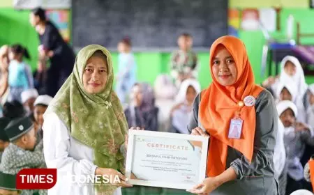 Tingkatkan Kesadaran Hidup Bersih dan Sehat, RSU Wajak Husada Malang Hadir di SD Islam Darul Fahri