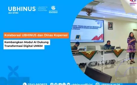 Kolaborasi UBHINUS dan Dinas Koperasi, Kembangkan Modul AI Dukung Transformasi Digital UMKM