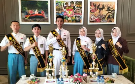 Enam Pelajar Dikukuhkan Jadi Duta Kamtibmas Kabupaten Malang