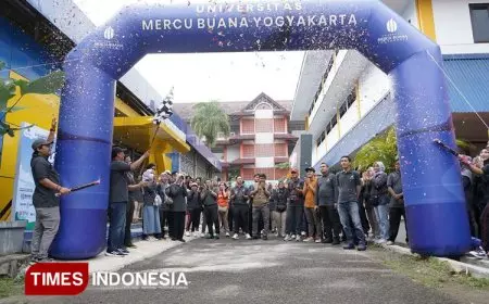 UMBY Meriahkan Dies Natalis ke-39 dengan Jalan Sehat dan Ziarah