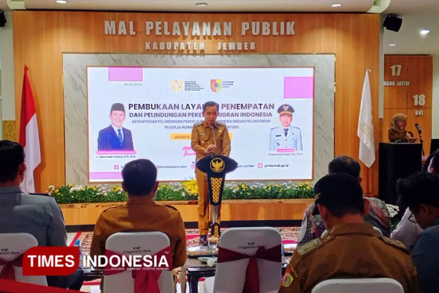 Bupati Jember Fawait Buka Posko Layanan Pekerja Migran di PTSP
